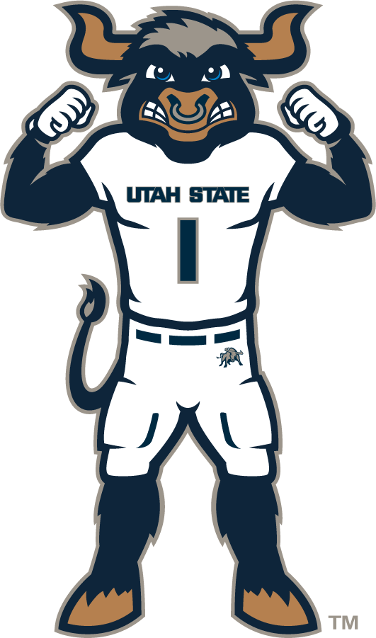 Utah State Aggies 2018-2019 Mascot Logo v3 iron on transfers for clothing